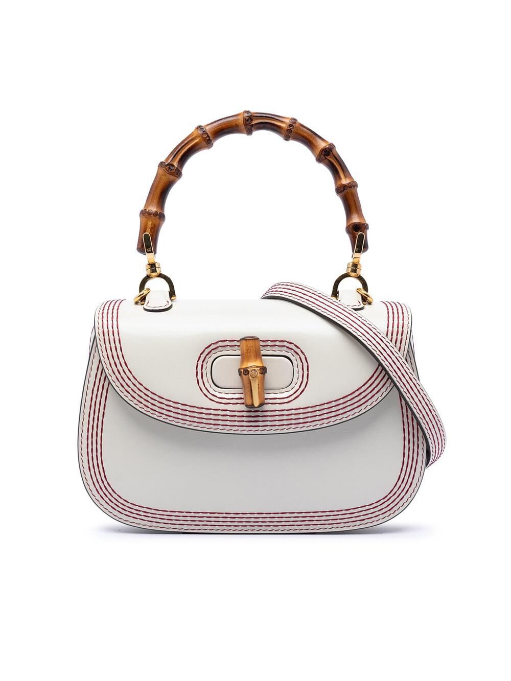 Gucci Bamboo Top Handle Bag Leather #345559G22B